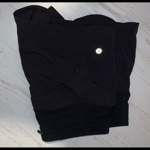 Lululemon run times 4 inch short black size 10